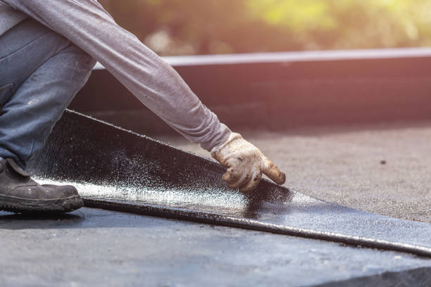 Professional Emergency Waterproofing technician working in Breckenridge, MN